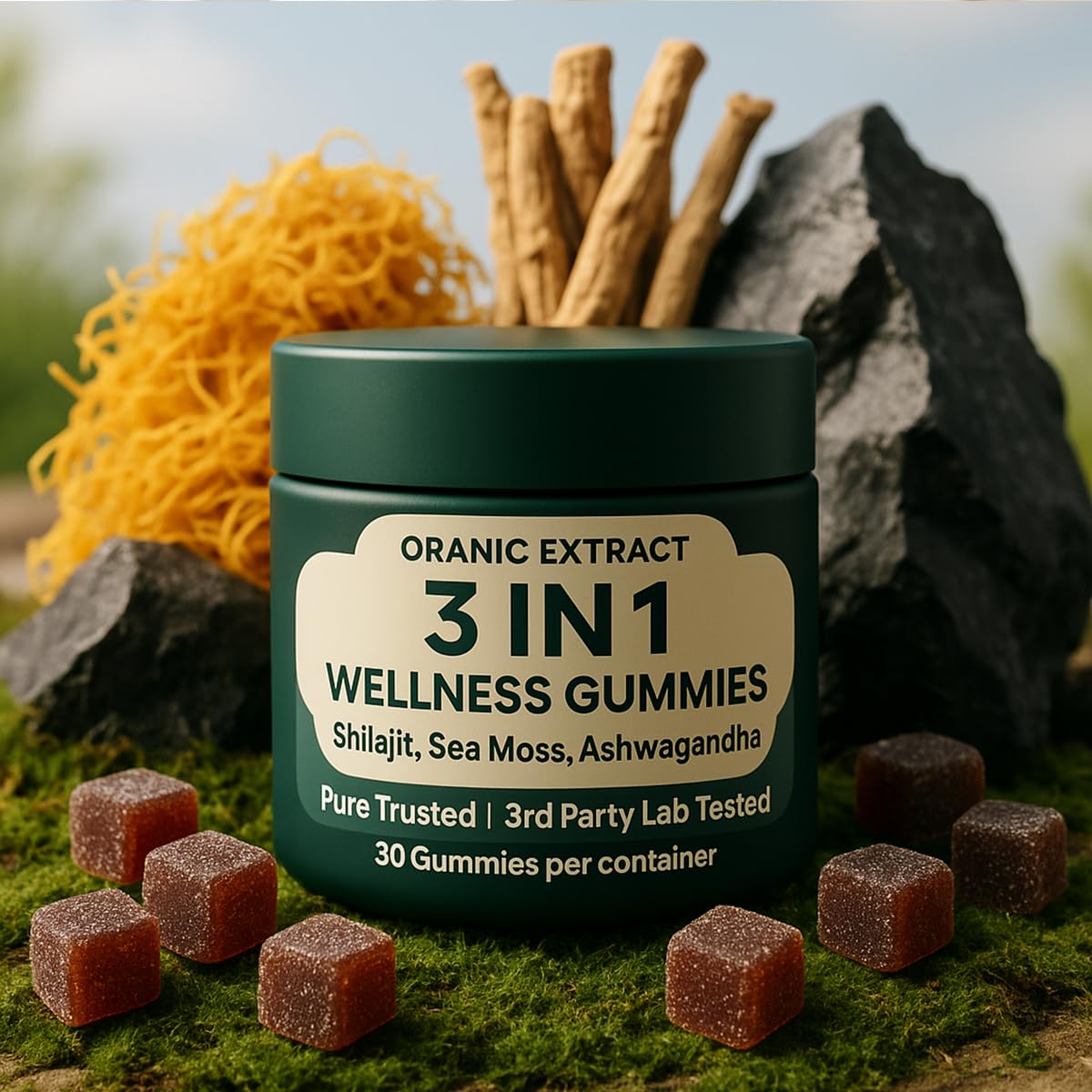 ORANIC EXTRACT lab tested vegan gummies confirm purity and organic ingredients