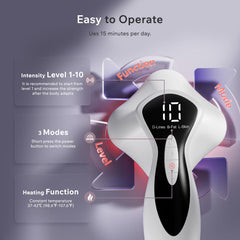 Oranmagic electric body massager rechargeable battery enables wireless use anywhere.
