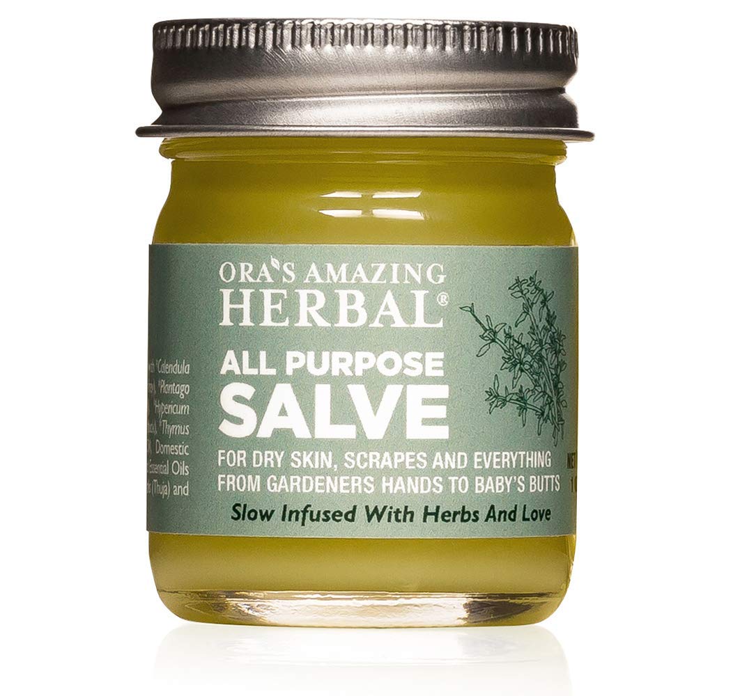 Ora's Amazing Herbal All Purpose Salve on hand for daily skin comfort.