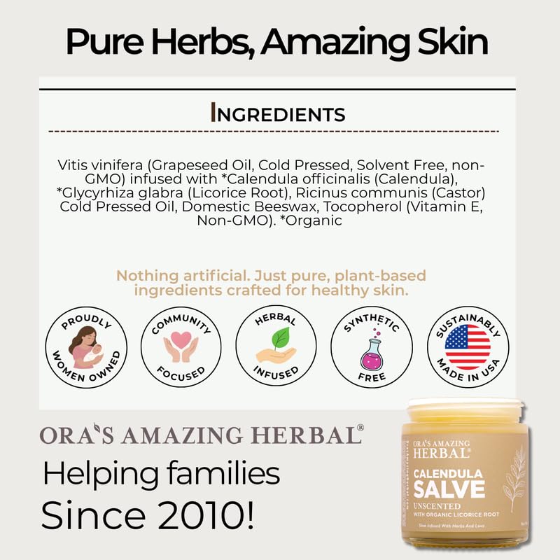 Ora's Amazing Herbal Calendula Cream for daily soothing care.