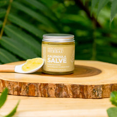 Ora's Amazing Herbal Calendula label highlights clean, cruelty-free packaging.