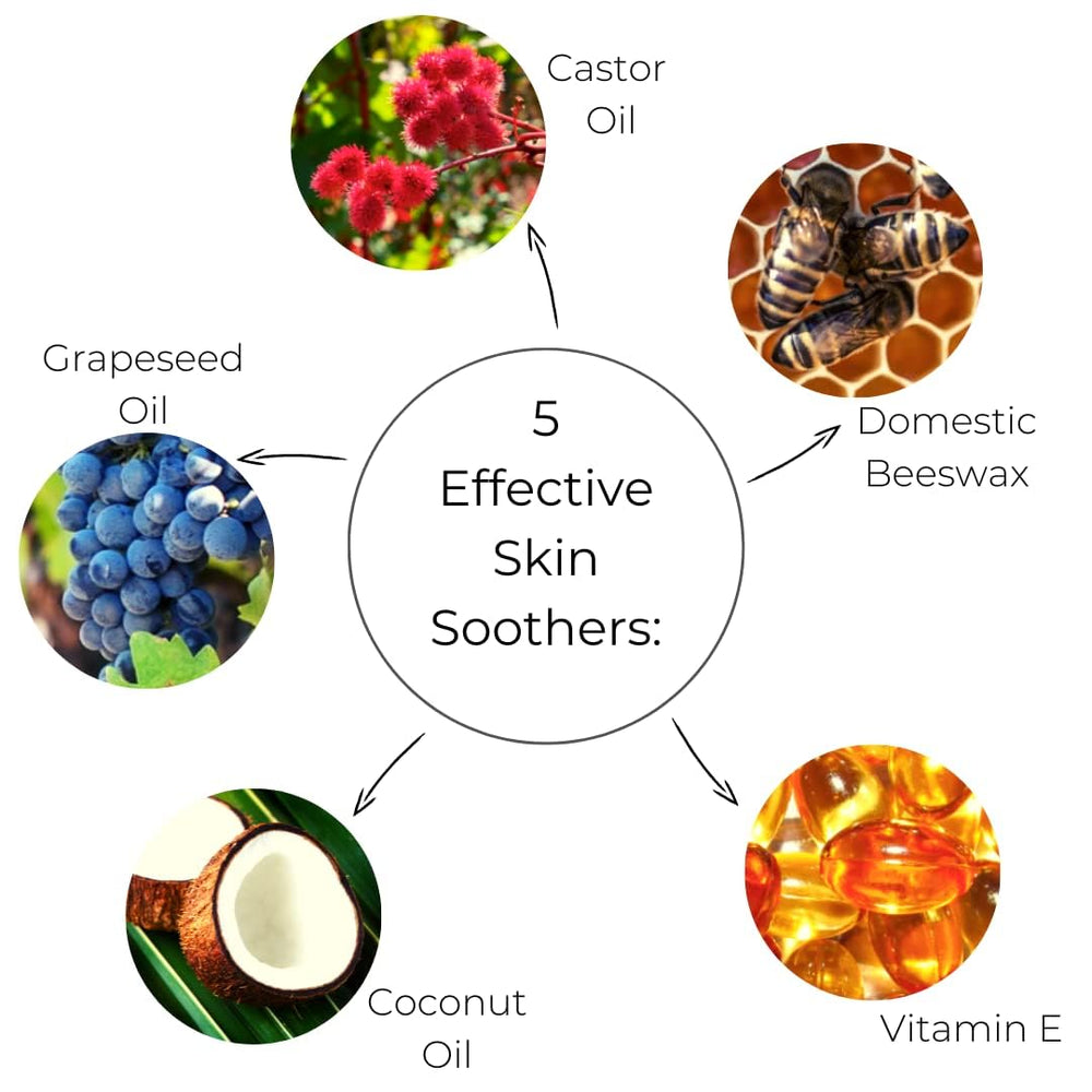 Ora's Amazing Herbal Touchy Skin Salve athlete outdoors closeup suggests barrier protection