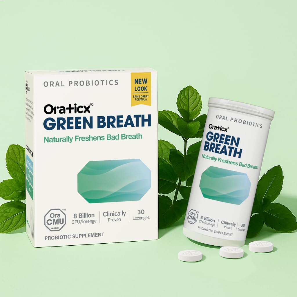 OraTicx product shot emphasizing oral balance and freshness