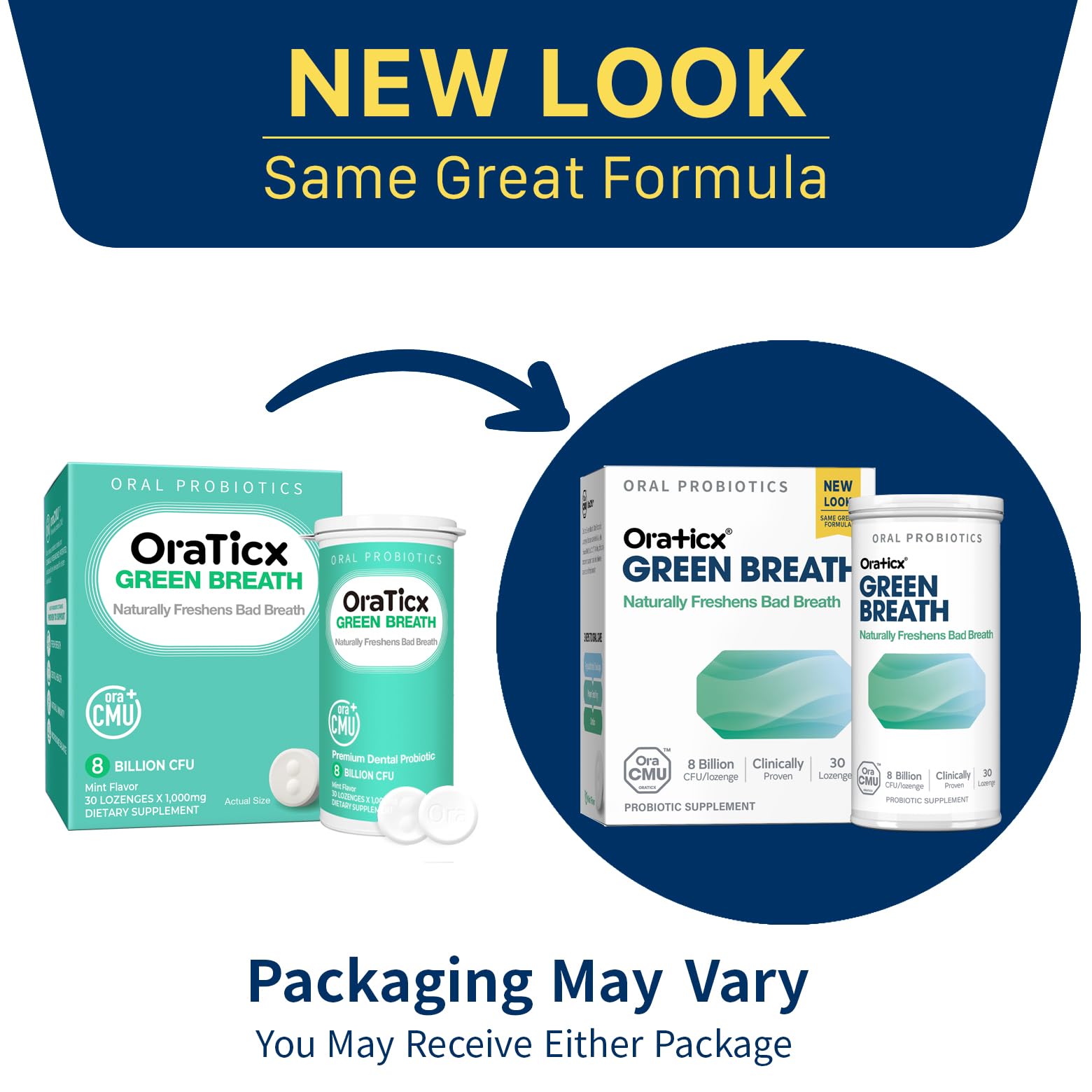 OraTicx packaging with 30 lozenges visible on label