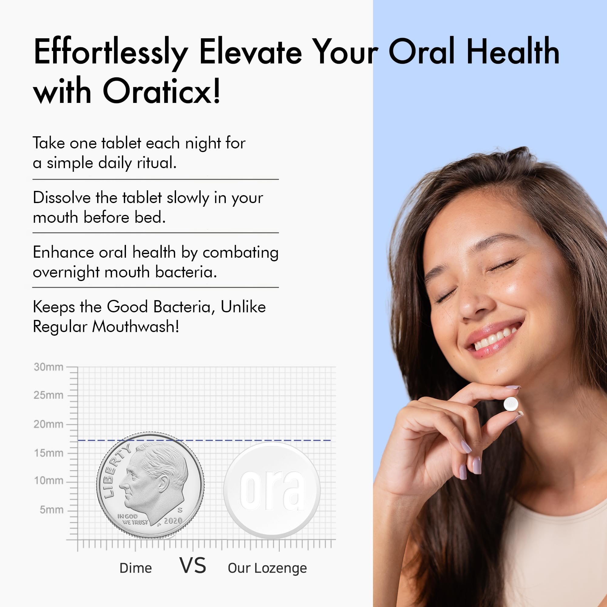 OraTicx two-pack box front highlighting packaging and value.