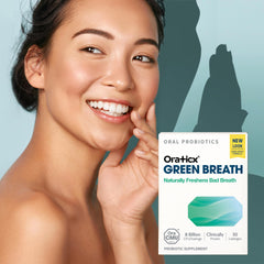 OraTicx mint flavor lozenges close-up highlighting refreshing taste.