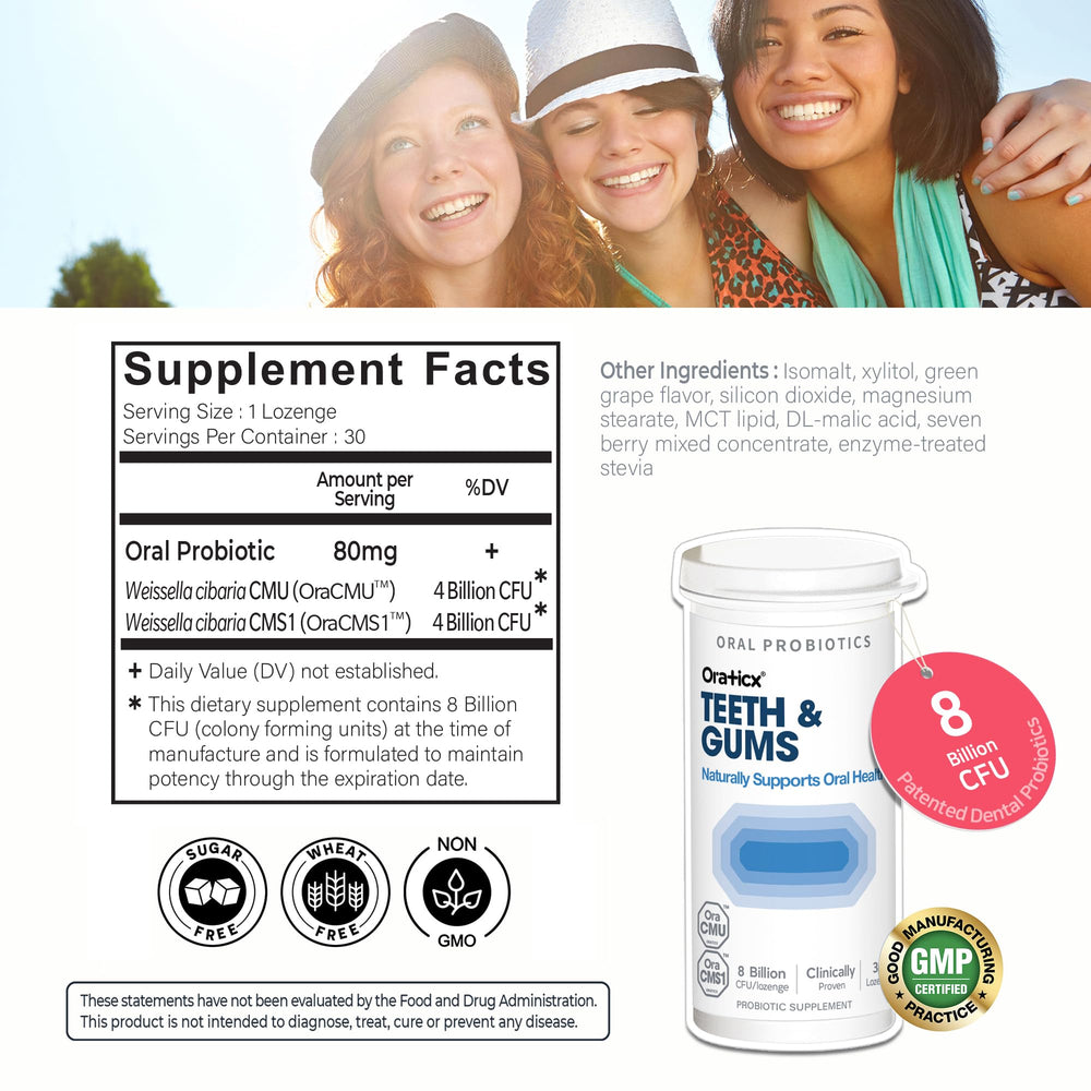 OraTicx lozenge delivers a refreshing breath after use.