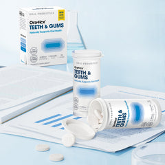 OraTicx immunity-support focus for overall oral health balance.