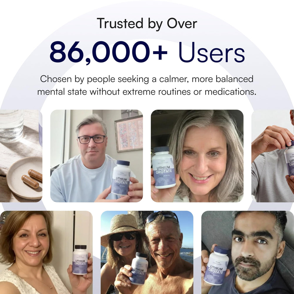 Oratonics vegan-friendly lithium orotate option for gluten-free daily use