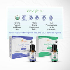 USA-made packaging for OraWellness Nut Free Mouth Oil.