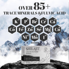 ORBILIVE Shilajit tablets sugar-free and gluten-free.