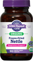 Oregon's Wild Harvest nettle capsules bottle front for outdoor daily use