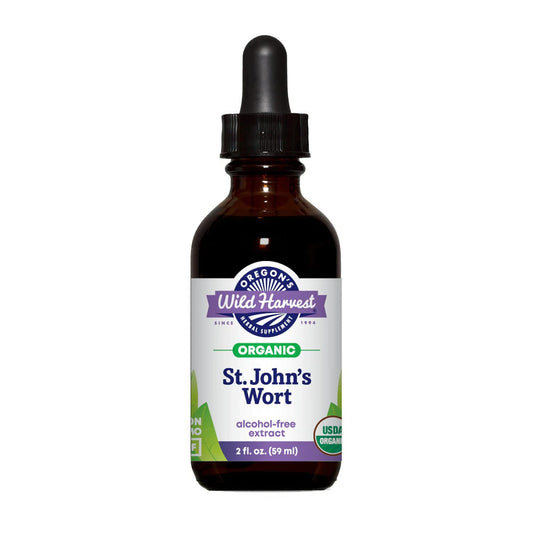 Oregon's Wild Harvest St. John's Wort extract bottle for easy daily use