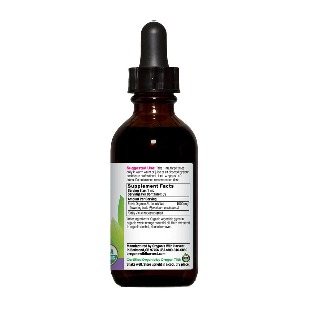 St. John's Wort extract dropper enabling simple dosing
