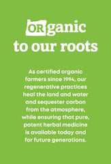 USDA organic certification badge on the Oregon's Wild Harvest cranberry supplement.
