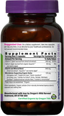 Oregon's Wild Harvest Vitamin C capsules closeup for vegan immune support.