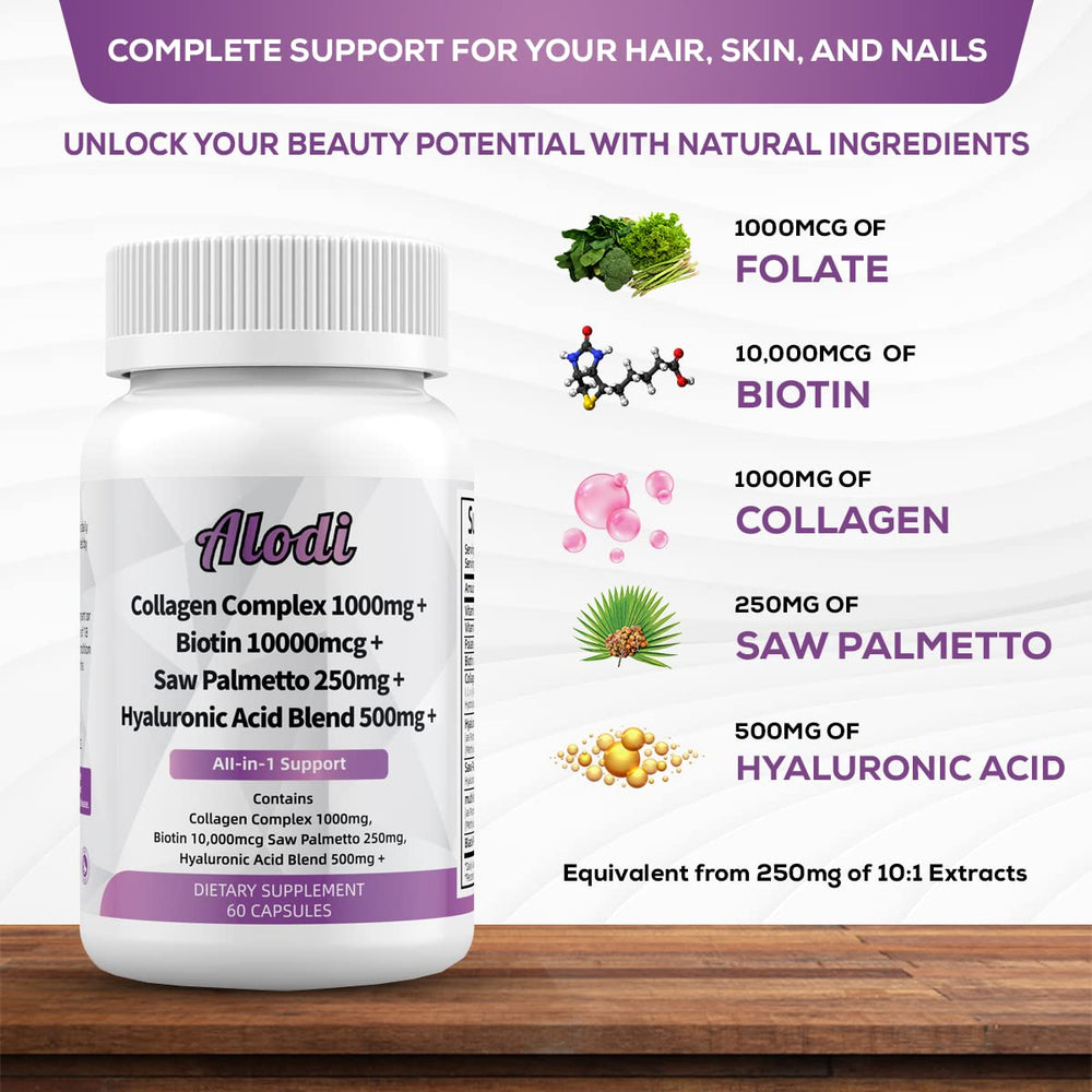 Orelo Super Collagen Blend ingredients chart highlights antioxidants and peptides.