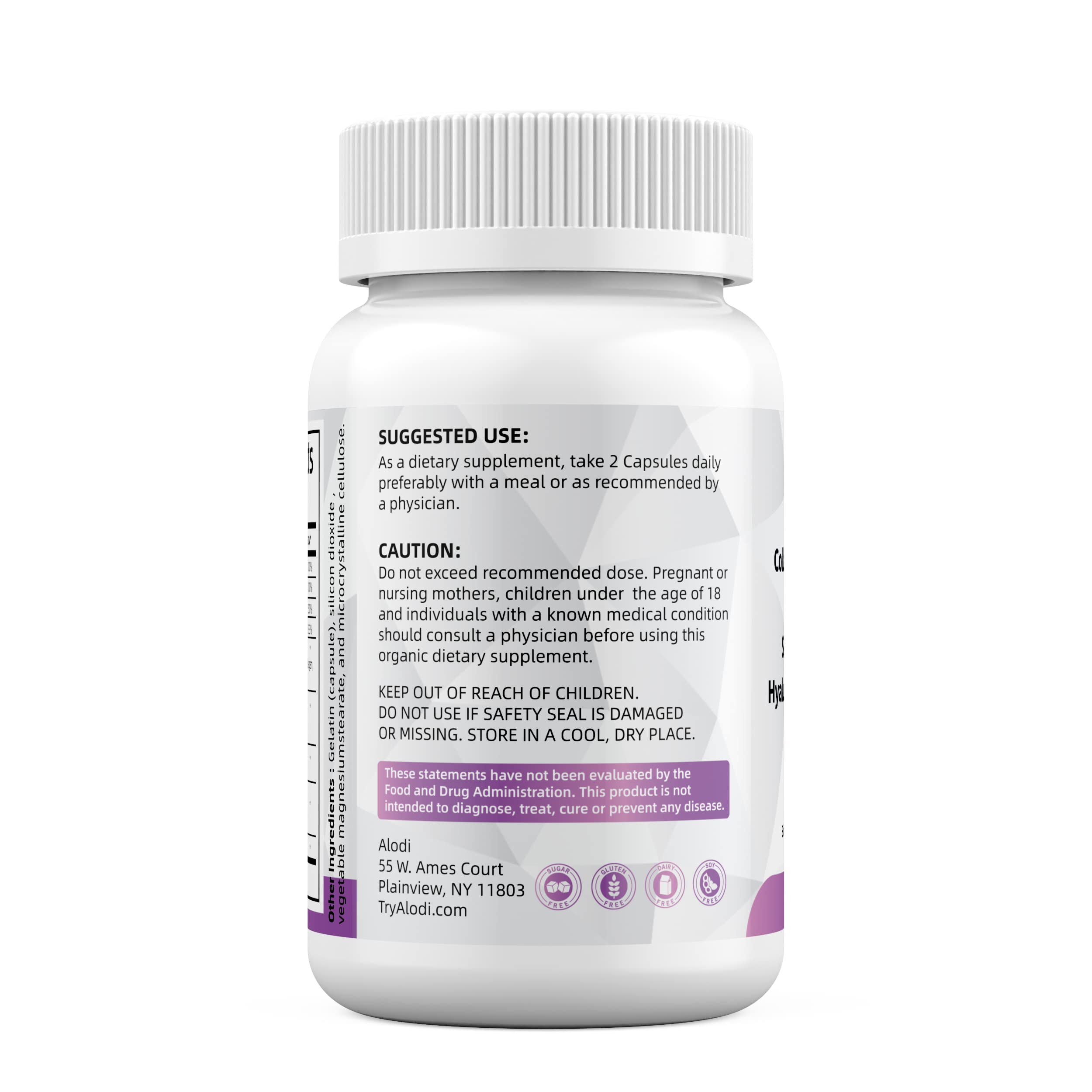 Orelo Super Collagen Blend pumpkin seed illustration suggests root health.