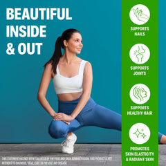 Orgain collagen powder in smoothie demonstrates versatile mixability for breakfast drinks.