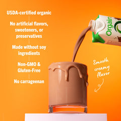 Orgain gluten-free non-GMO packaging emphasizes clean ingredients