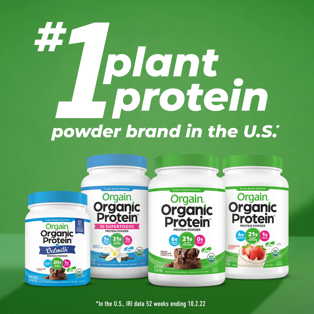 Lifestyle image featuring Orgain product in a healthy eating setup.