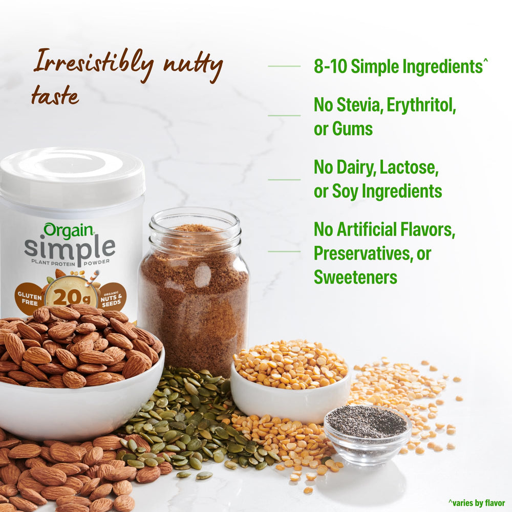 Orgain protein powder used in baking for healthier cookies