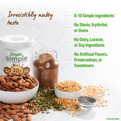 Orgain protein powder used in baking for healthier cookies