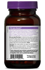 Organic certification SGS seal indicating non-GMO assurance for Cordyceps