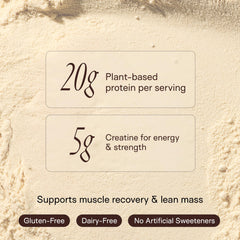Organic cocoa, chia, and vanilla blend emphasizes delicious daily protein