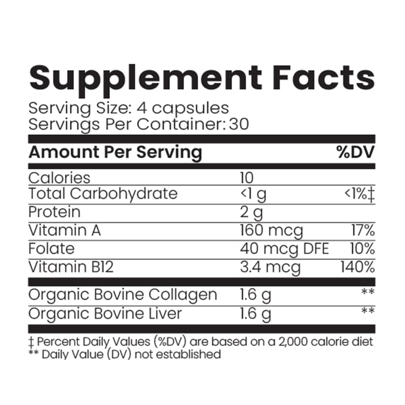 Organic Collagen Australia capsules showing smooth texture