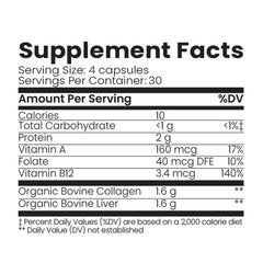 Organic Collagen Australia capsules showing smooth texture