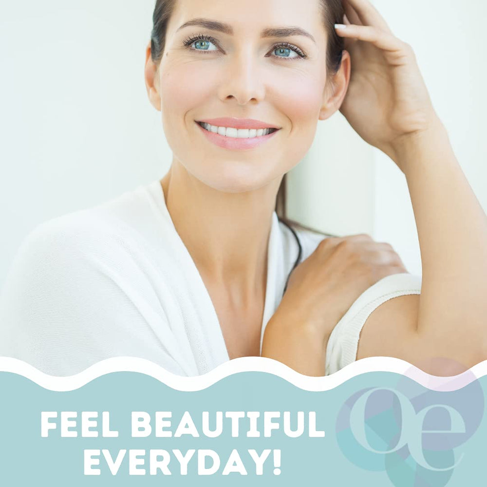 Skin after application shows smooth absorption from Balance Plus Therapy.