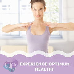 Organic Excellence Feminine Balance applied to neck for daily comfort