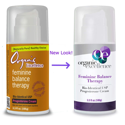 Organic Excellence Feminine Balance texture close-up showing smooth absorption