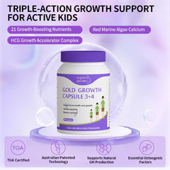 Close-up of Organic Garden Height Support label highlighting the 19 nutrient blend.