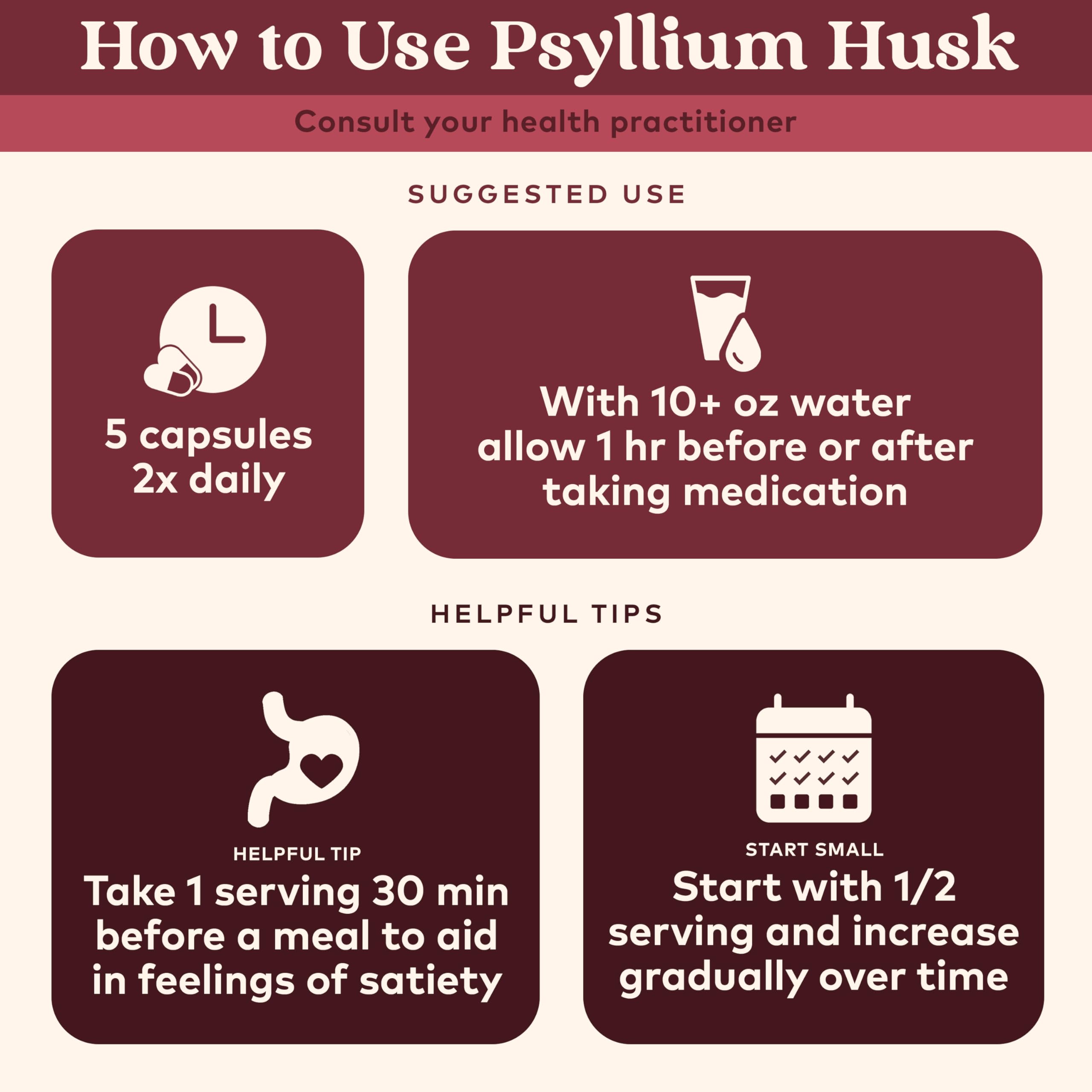 Organic India Psyllium powder measuring scoop for convenient daily dosing