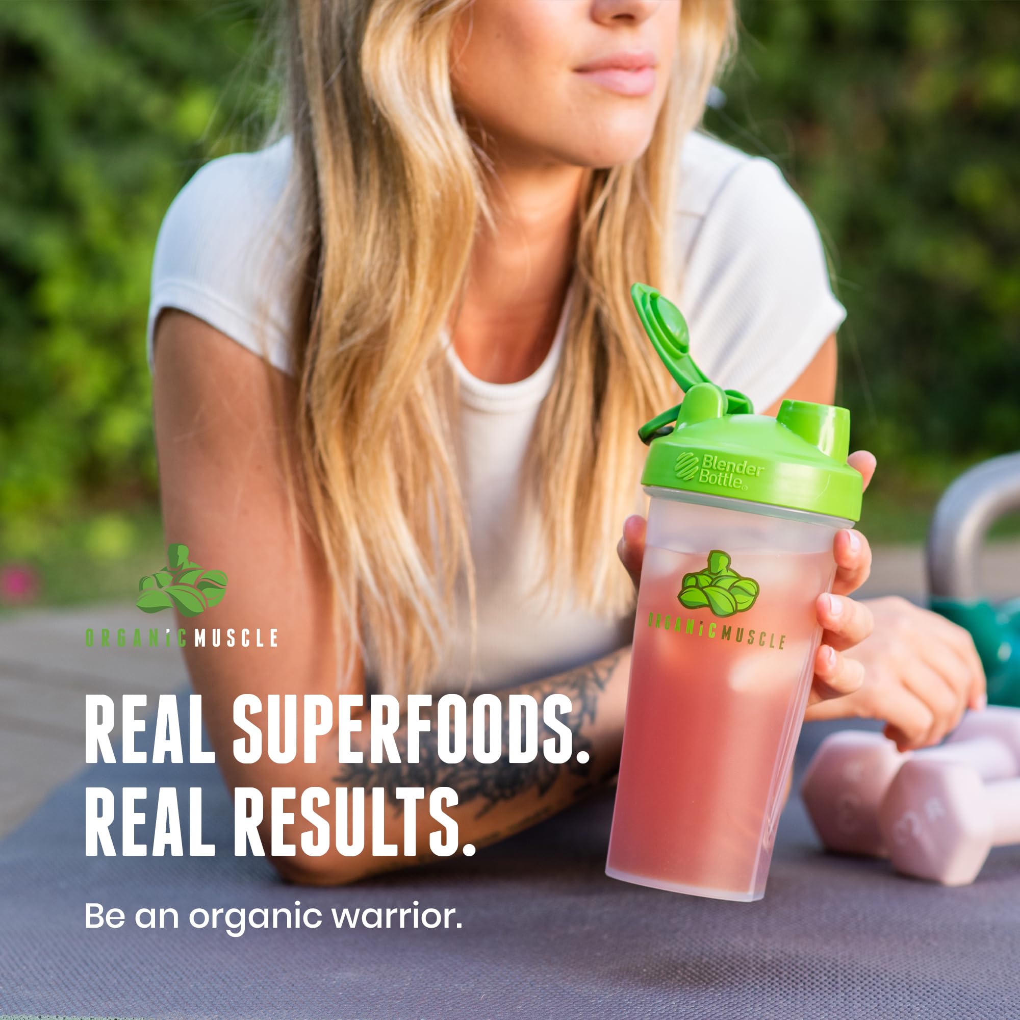 Antioxidant blend label on Organic Muscle Reds Powder