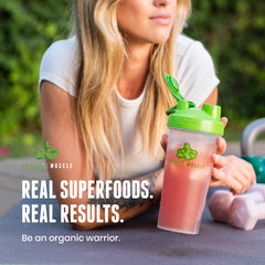 Antioxidant blend label on Organic Muscle Reds Powder