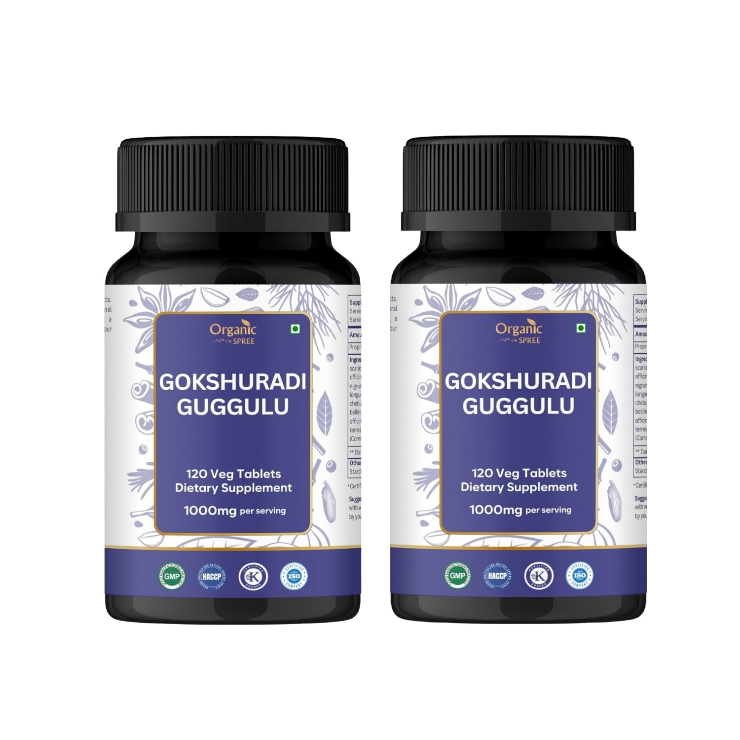 Organic Spree Gokshuradi Guggulu tablets close-up for daily urinary health support