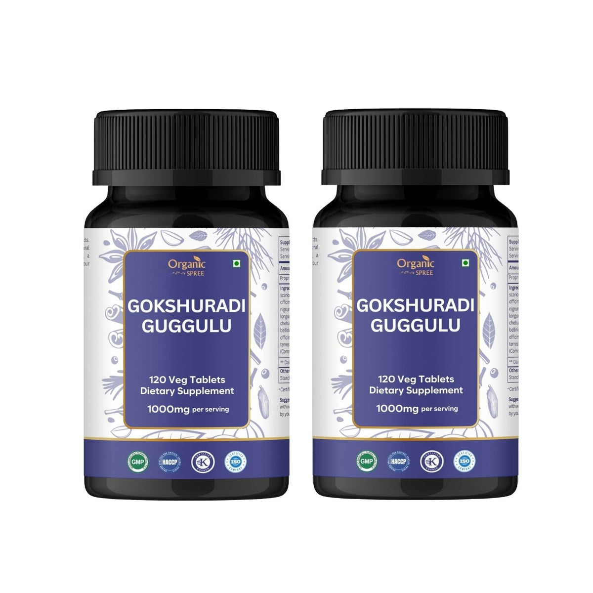 Organic Spree Gokshuradi Guggulu tablets close-up for daily urinary health support