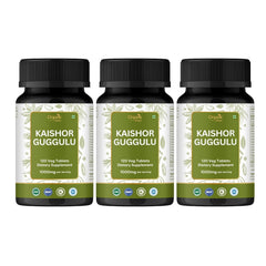 Organic Spree Kaishor Guggulu bottle front showing joint-supporting Ayurvedic formula