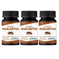 Organic Spree Manjistha bottle shows USDA Organic certified quality for daily use