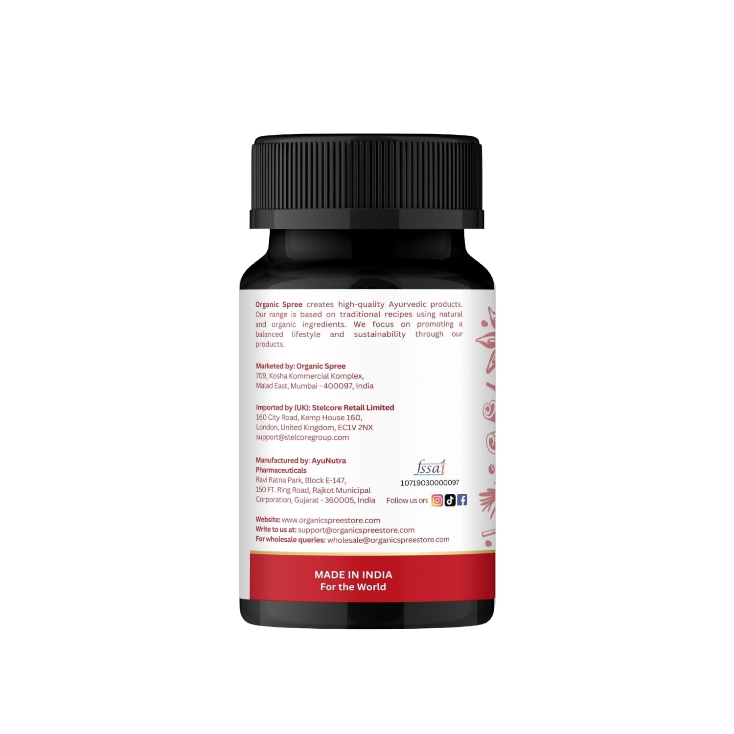 Organic Spree Mukta Vati storage guidance for quality preservation