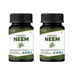 Organic Spree Neem 120 tablets bottle image for daily skin-support routine
