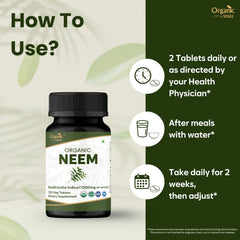 Organic Spree Neem packaging outer box showcases USDA Organic certification