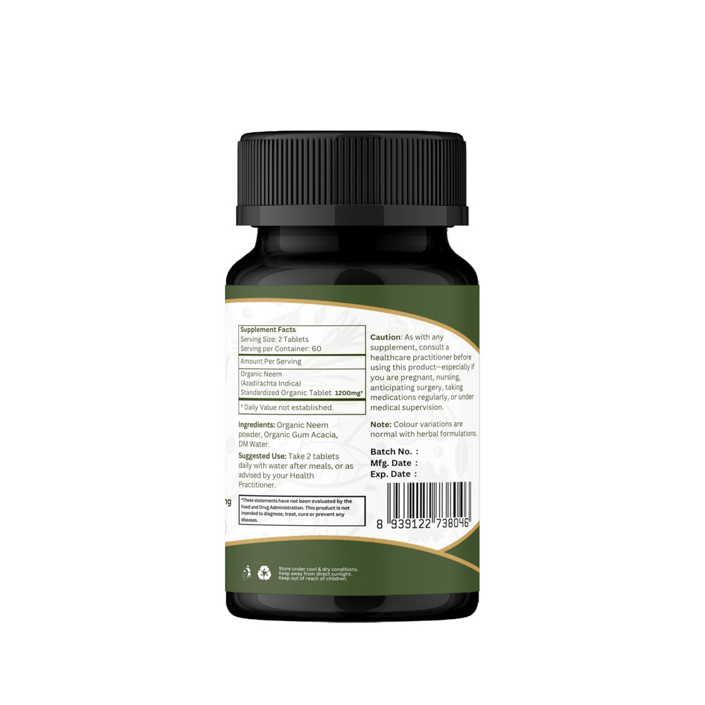 Organic Spree Neem testing lab certificates imply safety and quality control
