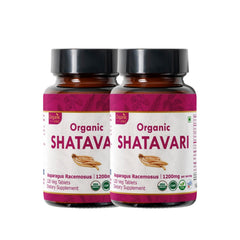 Organic Spree Shatavari tablets pack front for daily wellness