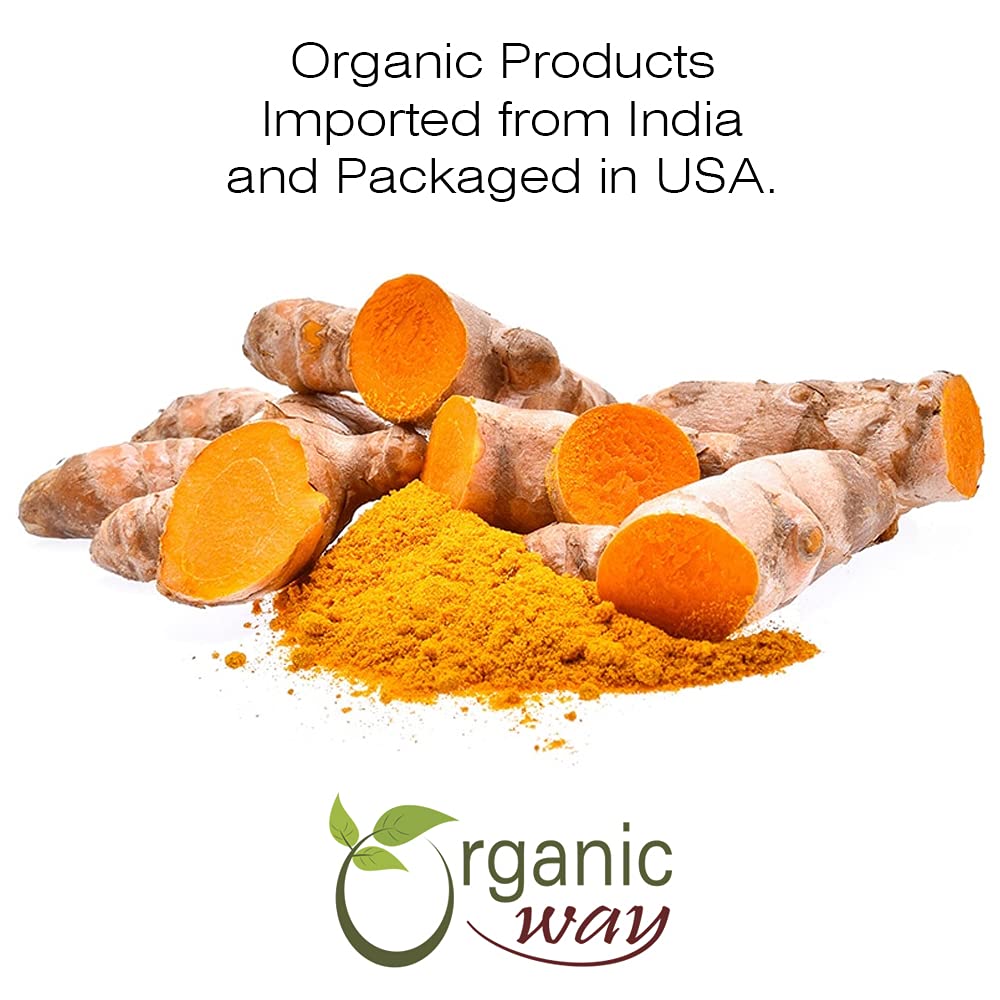 Organic Way turmeric for DIY herbal mixes and beverages