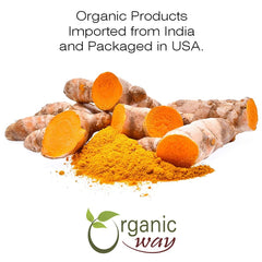 Organic Way turmeric for DIY herbal mixes and beverages