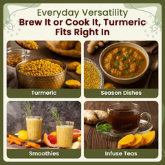 Organic Way raw turmeric pieces for everyday recipes
